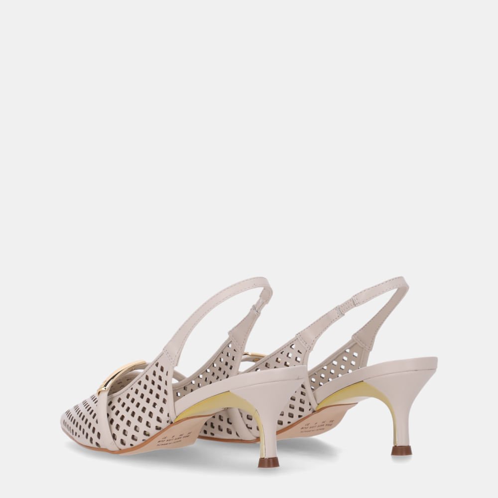 Slingback Saara Panna Com Saara Panna - 58060042 Panna 4
