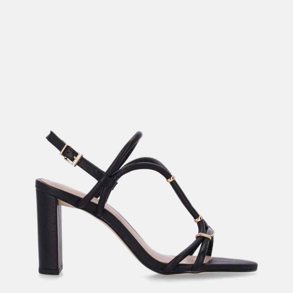 Sandália Salto  Saara Preto - 80380043