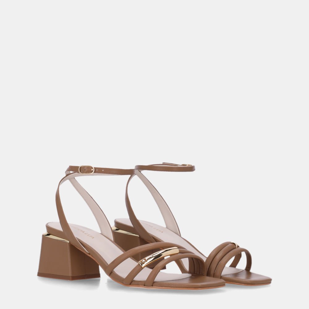 Sandália Salto Saara Ginger - 80410038 Ginger 3