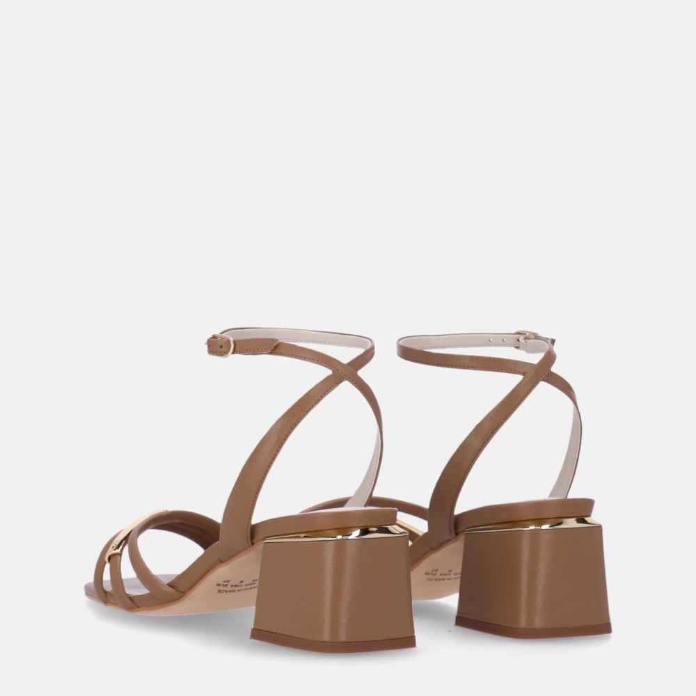Sandália Salto Saara Ginger - 80410038 Ginger 4