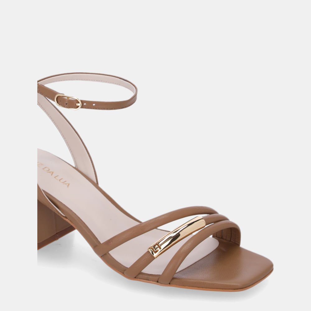 Sandália Salto Saara Ginger - 80410038 Ginger 5