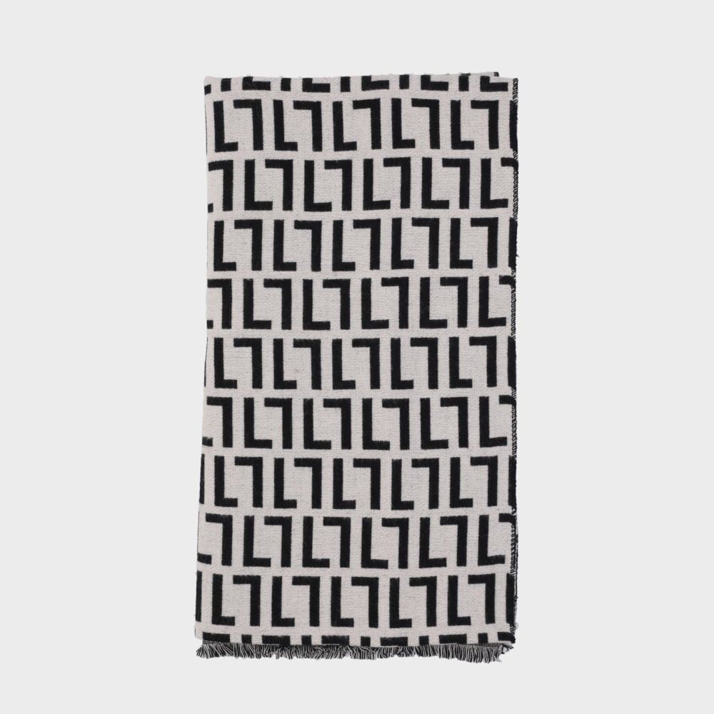 Cachecol Branco/preto 42000001