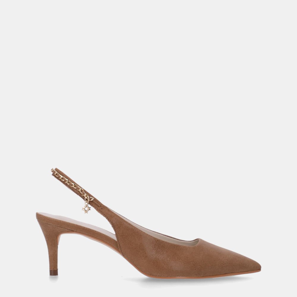 Slingback Arenito Ginger Com Saara Ginger - 80830020 Ginger 1