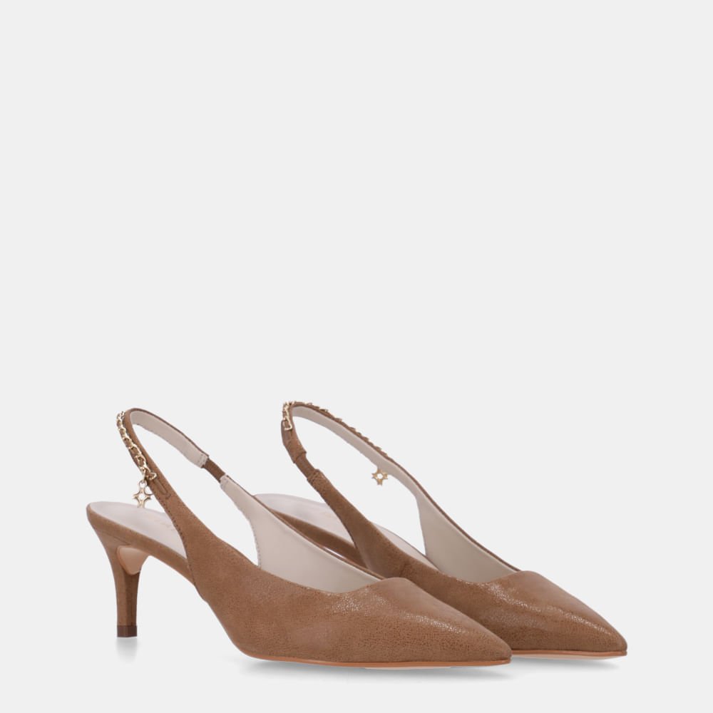 Slingback Arenito Ginger Com Saara Ginger - 80830020 Ginger 2