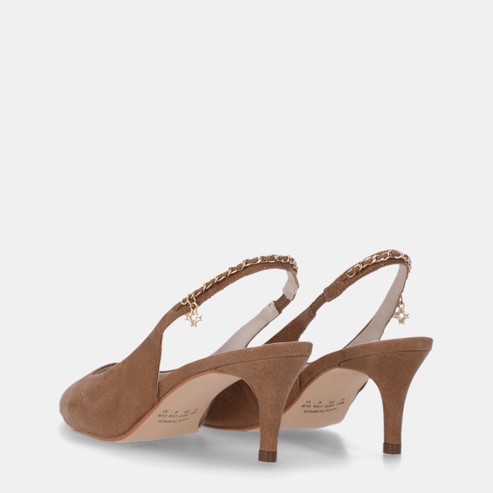 Slingback Arenito Ginger Com Saara Ginger - 80830020 Ginger 3