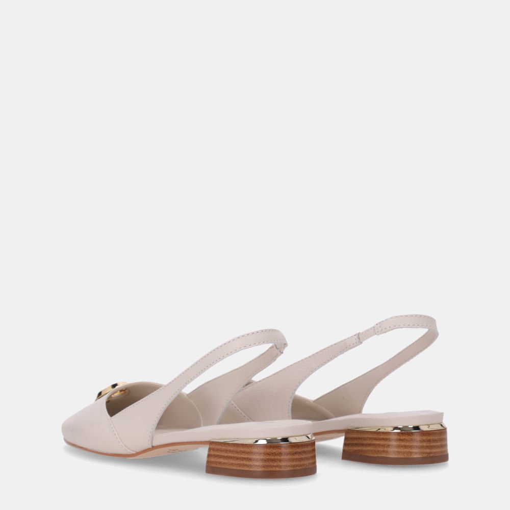 Slingback Saara Panna Com Saara Panna - 80510026 Panna 3