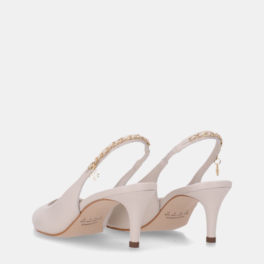 Slingback Saara Panna Com Saara Panna - 80830020 Panna 4