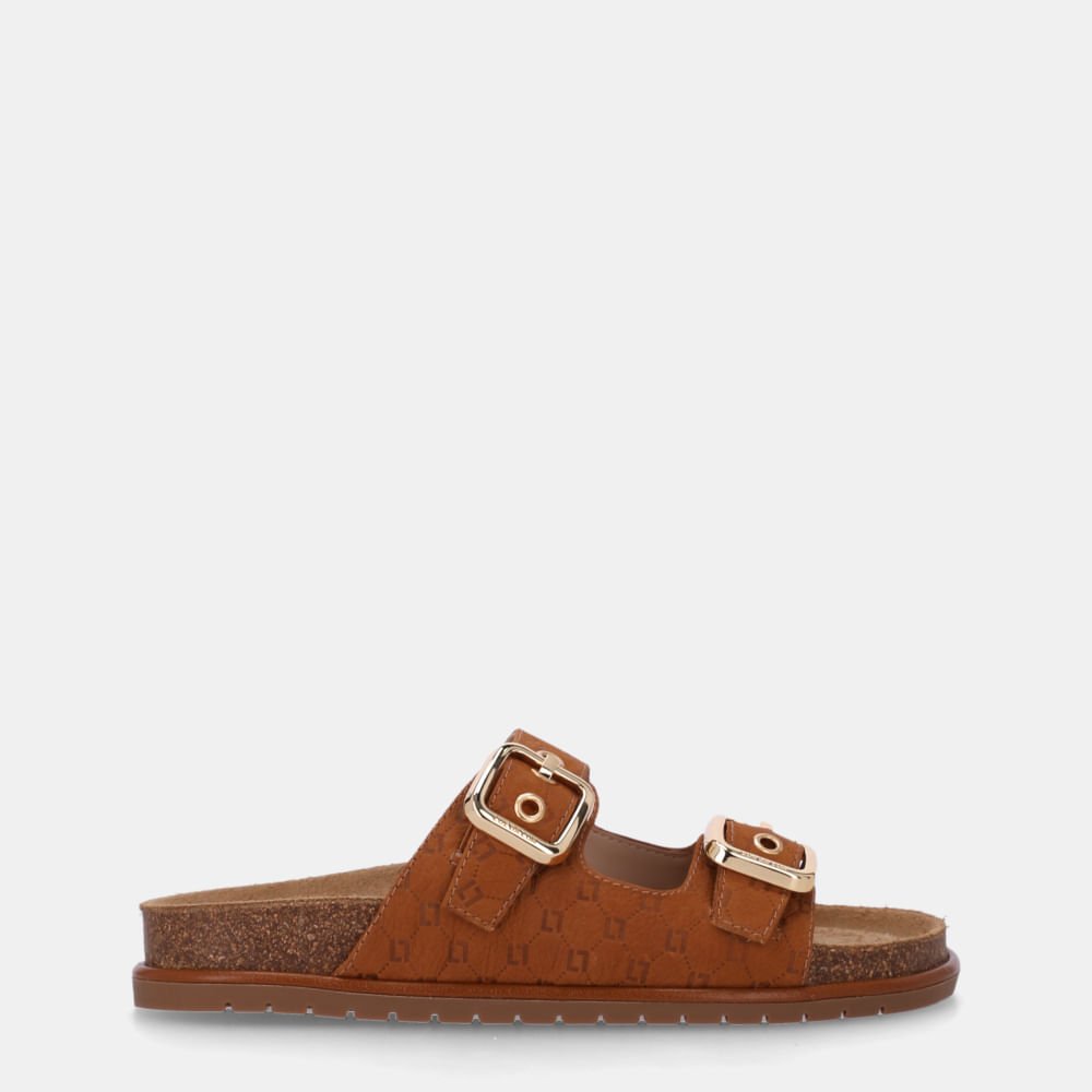 Chinelo Couro  Bison Caramelo Com Atacama Caramelo - 80600012
