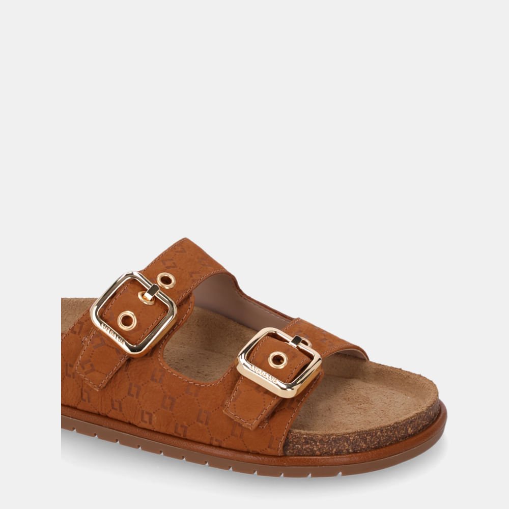 Chinelo Couro Bison Caramelo Com Atacama Caramelo - 80600012 Caramelo 5