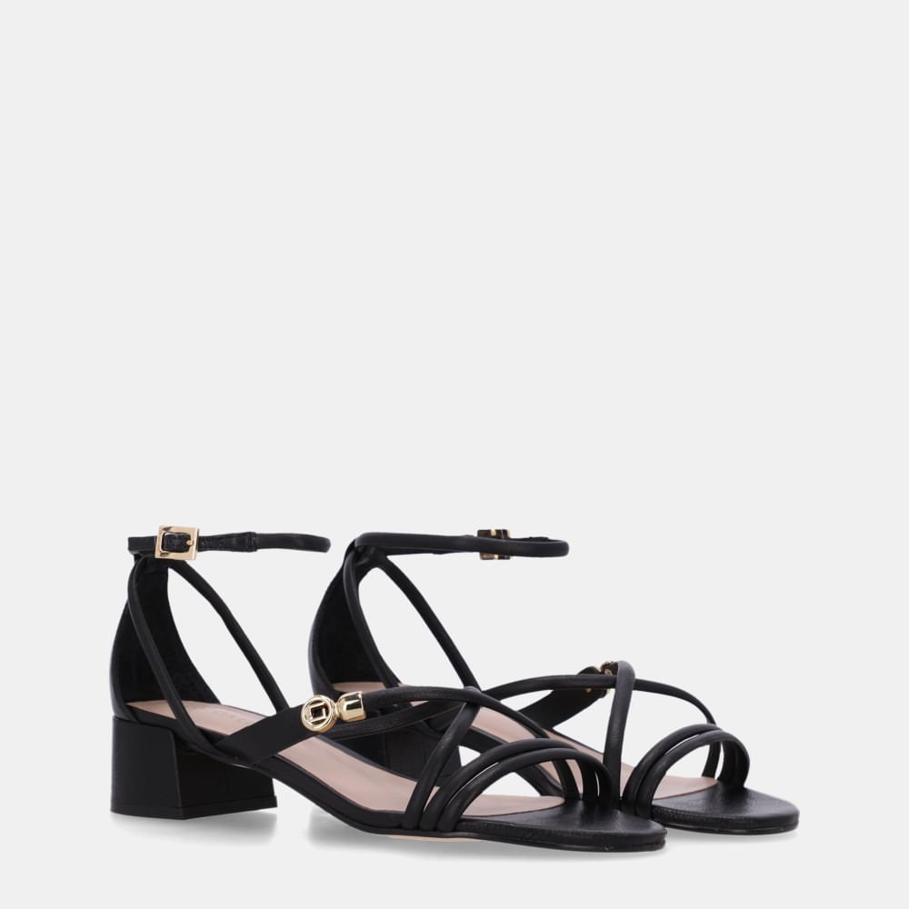 Sandália Salto Saara Preto - 80880010 Preto 3