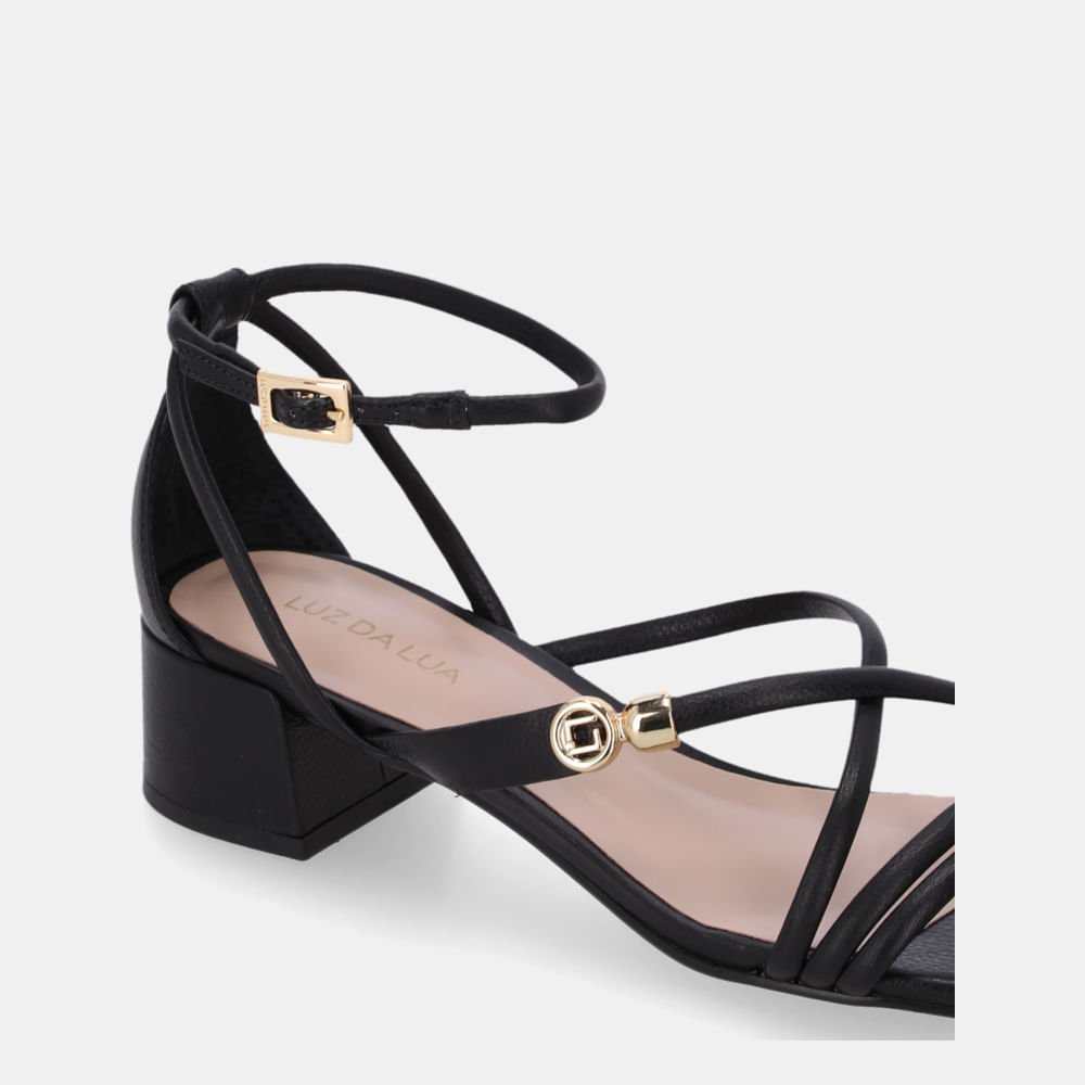 Sandália Salto Saara Preto - 80880010 Preto 5