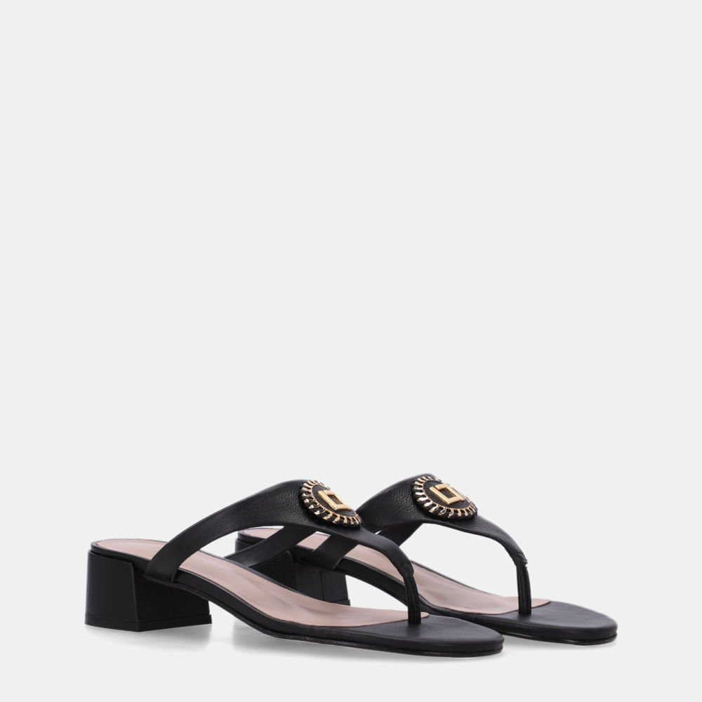 Tamanco Saara Preto - 80880011 Preto 2