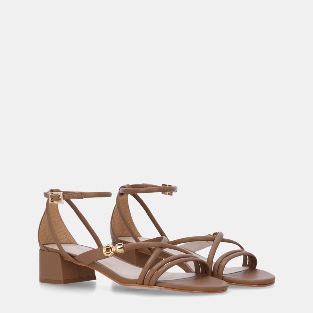 Sandália Salto Saara Ginger - 80880010 Ginger 2