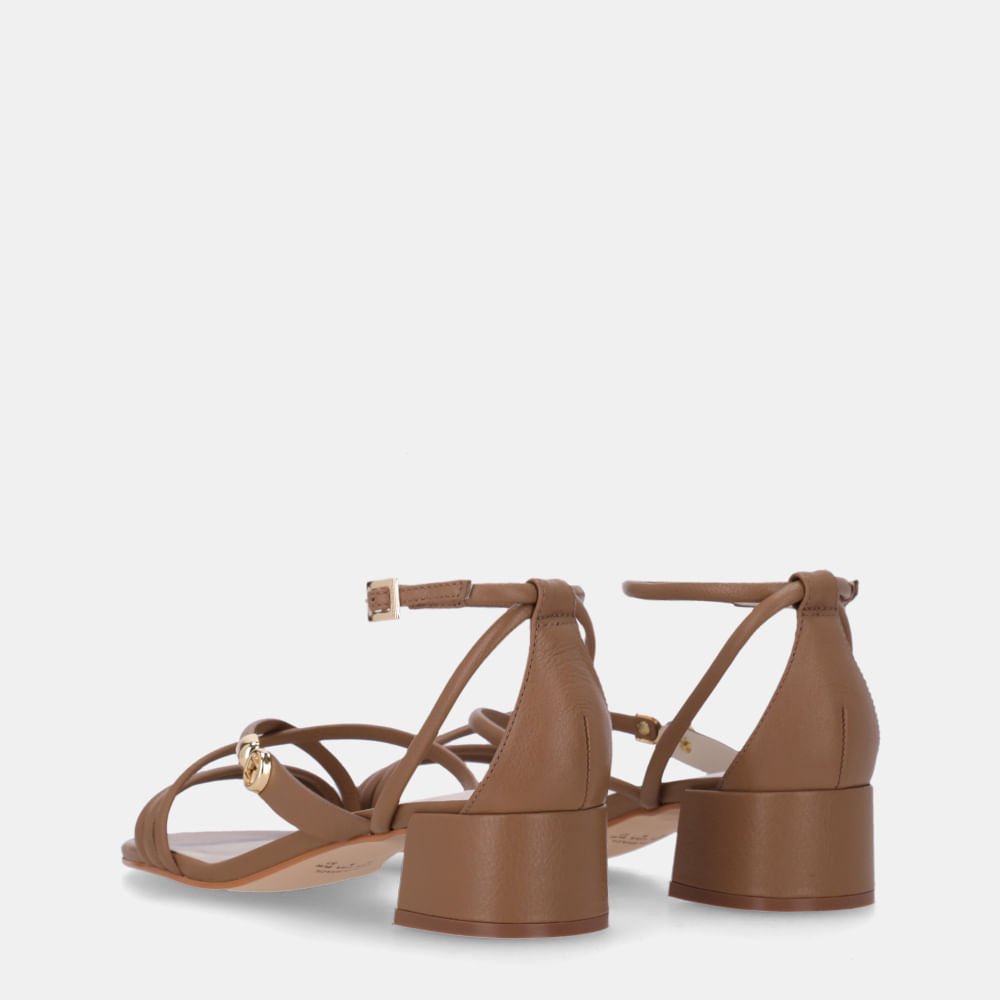 Sandália Salto Saara Ginger - 80880010 Ginger 3