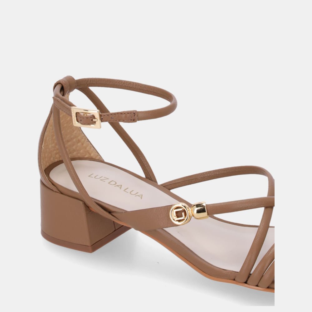 Sandália Salto Saara Ginger - 80880010 Ginger 4