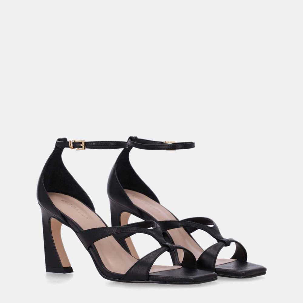 Sandália Salto Saara Preto - 81110004 Preto 2