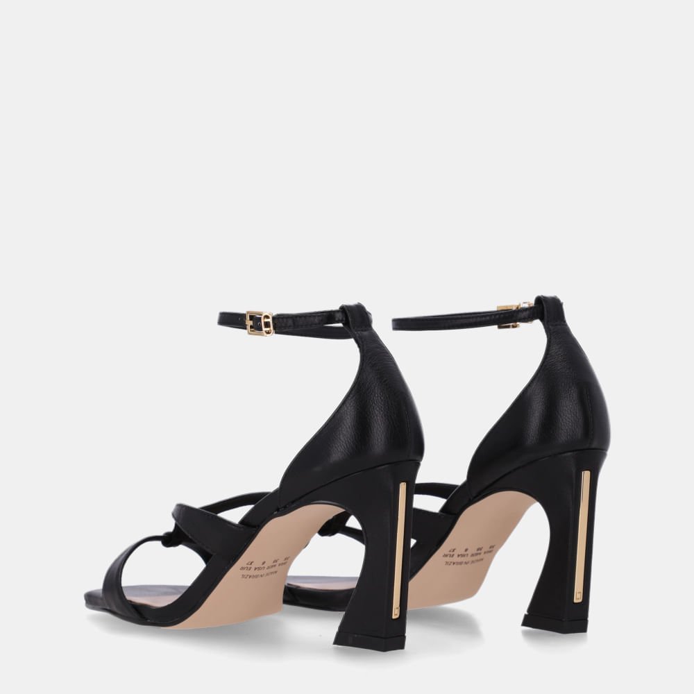Sandália Salto Saara Preto - 81110004 Preto 3