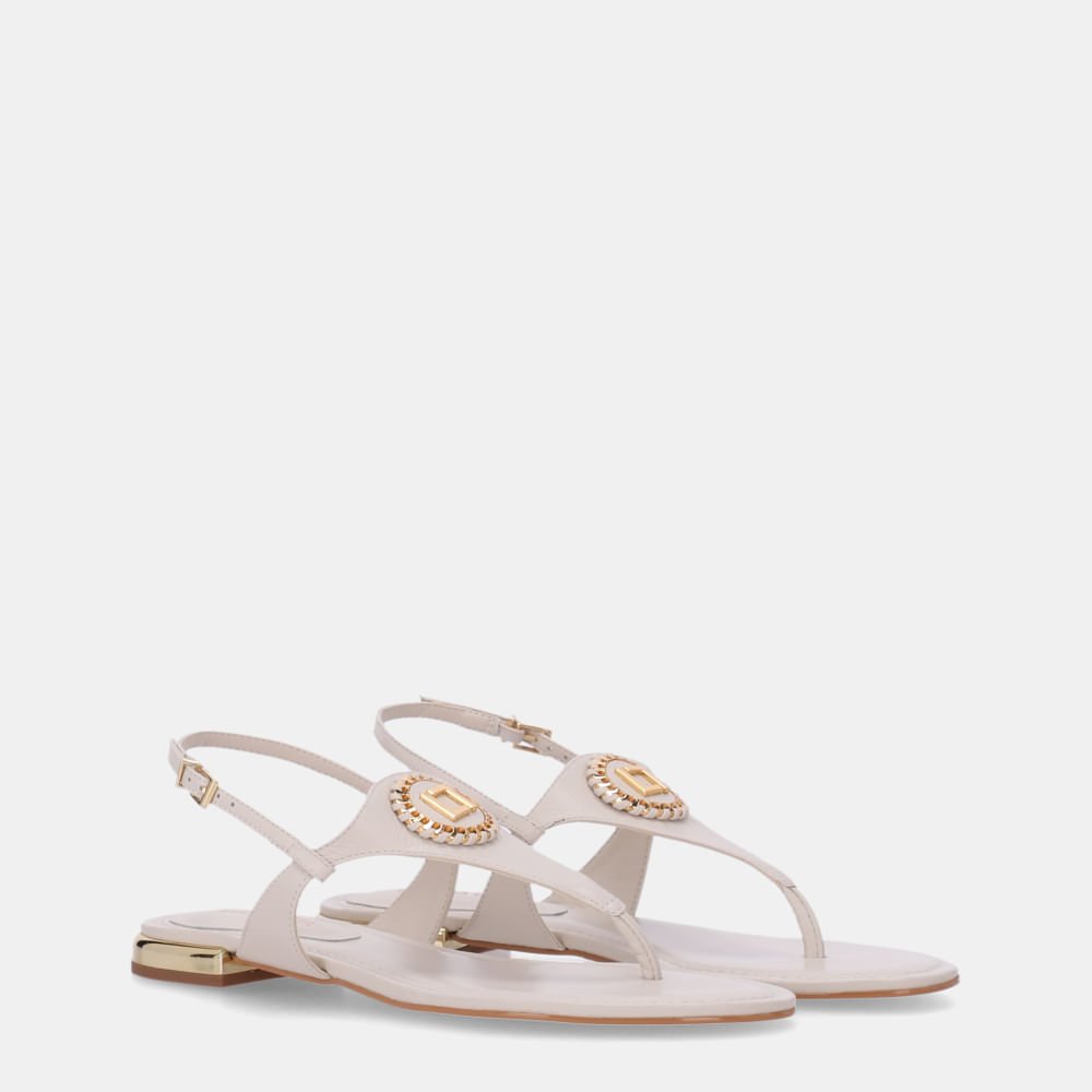 Sandália Rasteira Saara Panna - 81130003 Panna 3