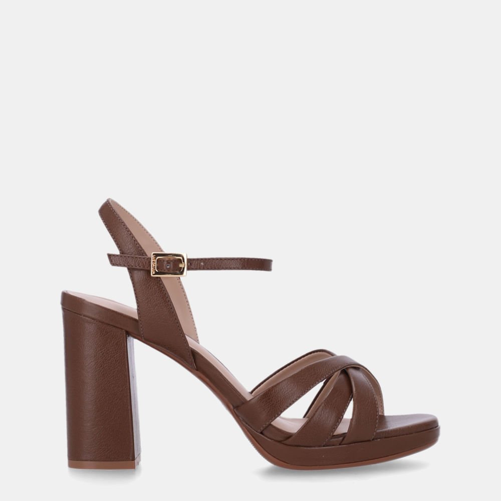 Sandália Salto Atacama Espresso - 56730002