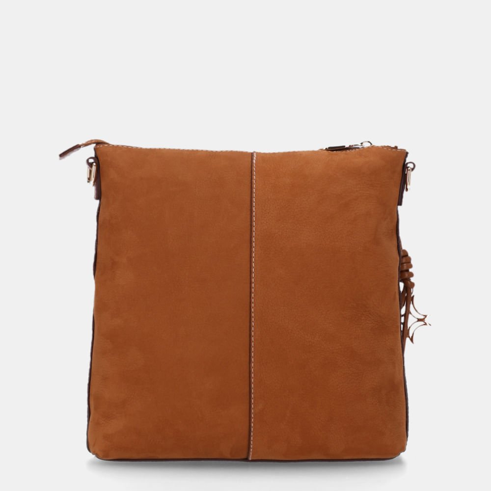 Bolsa Tiracolo Média Bison Caramelo - 2000904 Caramelo 2