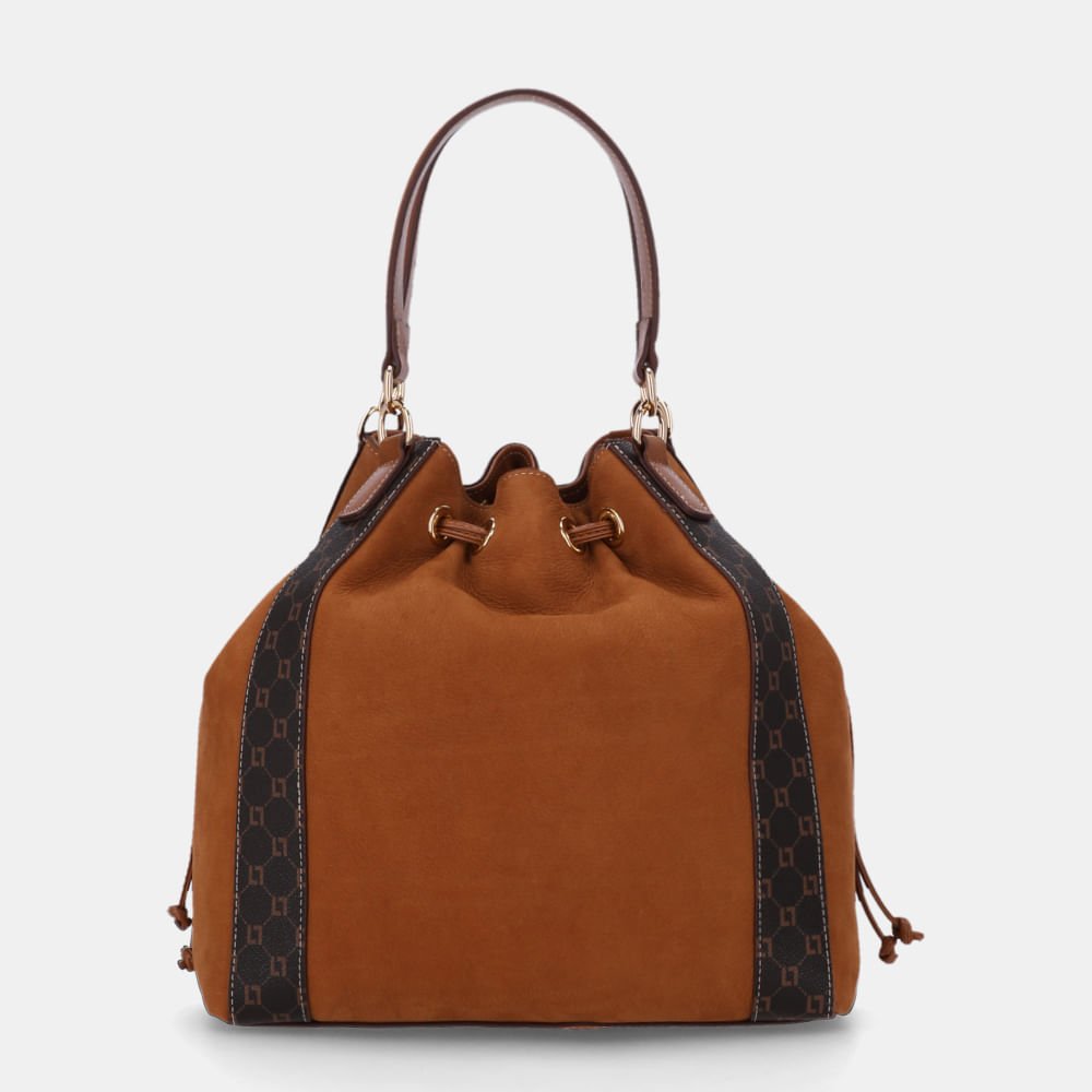 Bolsa Kiara Bucket Grande Bison Caramelo - 10006643 Caramelo 2