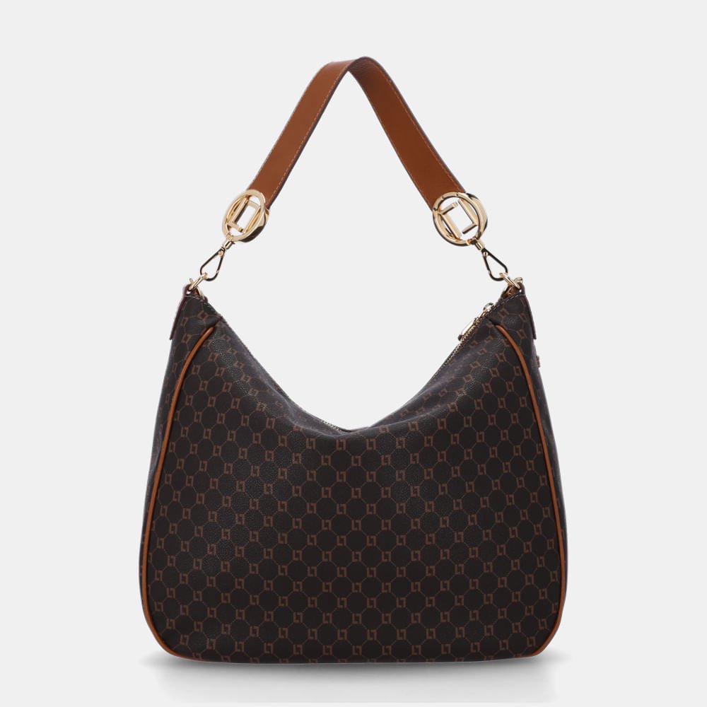 Bolsa Hobo Grande Monograma Ll Mocca-2000792 Mocca 2
