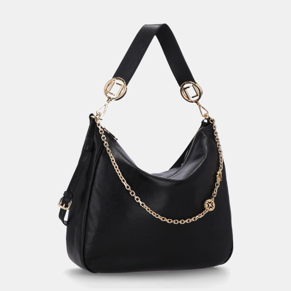 Bolsa Hobo Grande New Ridge Preto-2000792 Preto 3