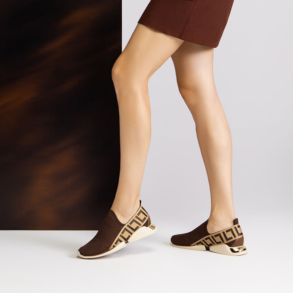 Tênis Space Knit Espresso/gorgorão Pto-bege - 58650400 Espresso 2