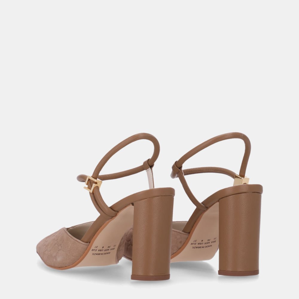 Slingback Bison Ginger E Saara Ginger - 80230063 Bison Ginger 3