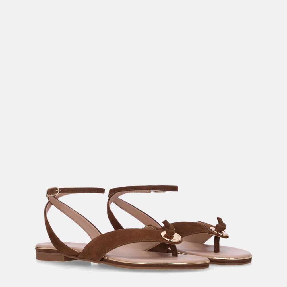 Sandália Rasteira Bison Espresso - 54870083 Espresso 2