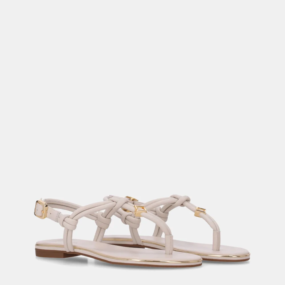 Sandália Rasteira Saara Panna - 54870084 Panna 3
