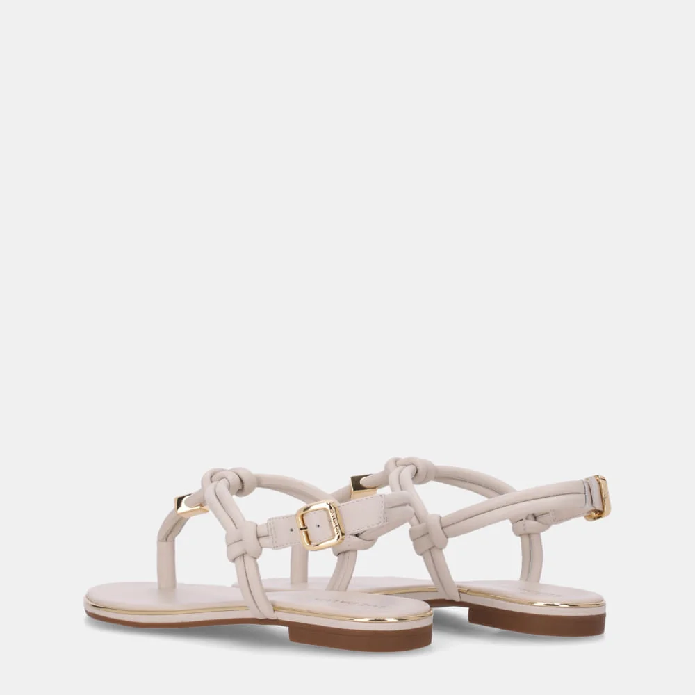 Sandália Rasteira Saara Panna - 54870084 Panna 4