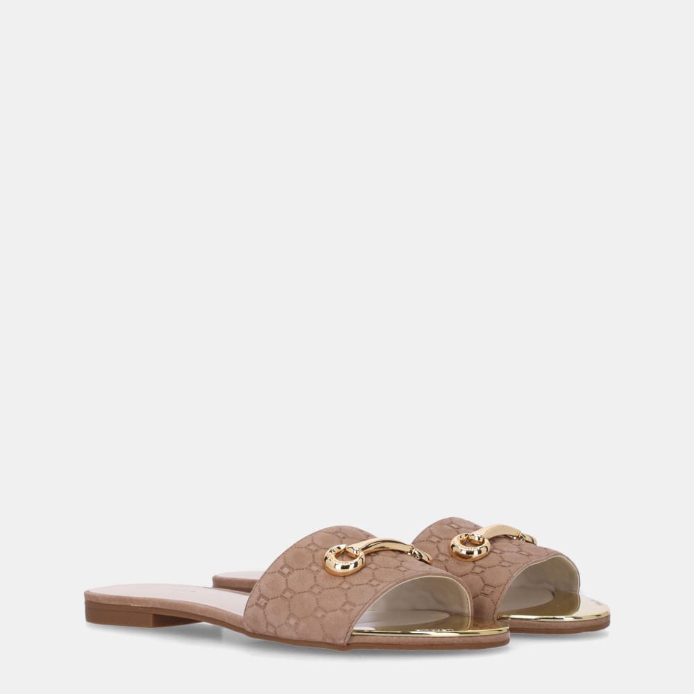 Chinelo Couro Bison Ginger - 53120055 Ginger 3