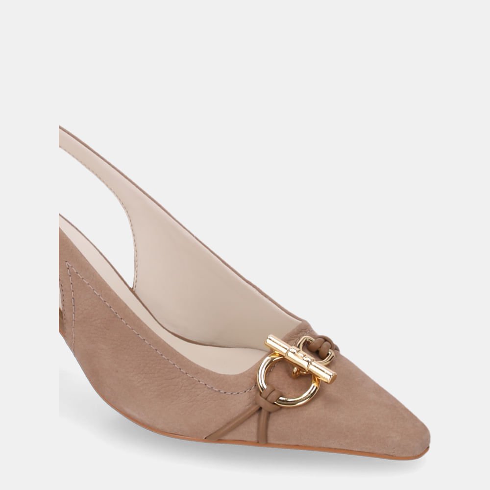 Slingback Bison Ginger E Saara Ginger - 60980007 Ginger 4