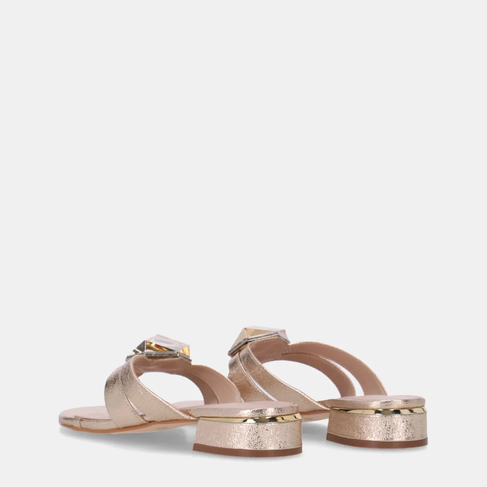 Chinelo Couro Vênus Ouro - 80910025 Ouro 4