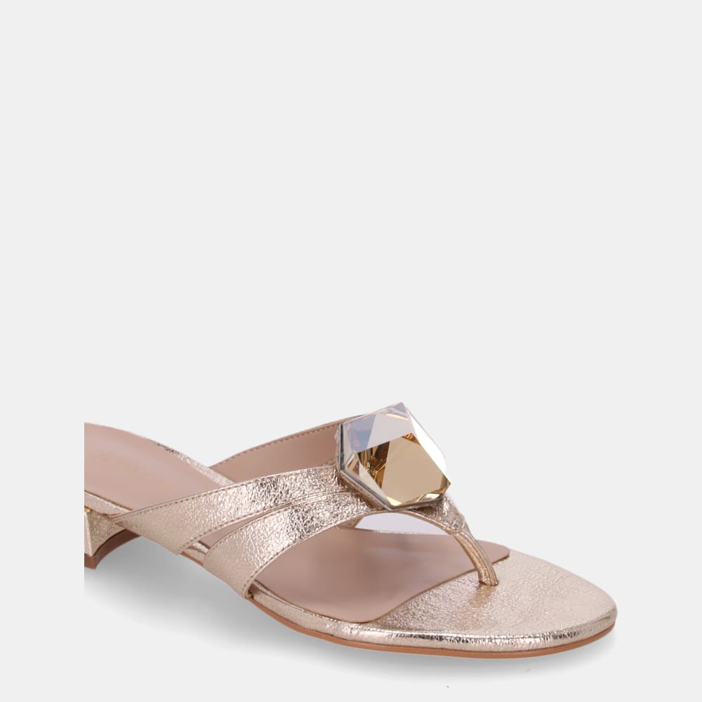 Chinelo Couro Vênus Ouro - 80910025 Ouro 5