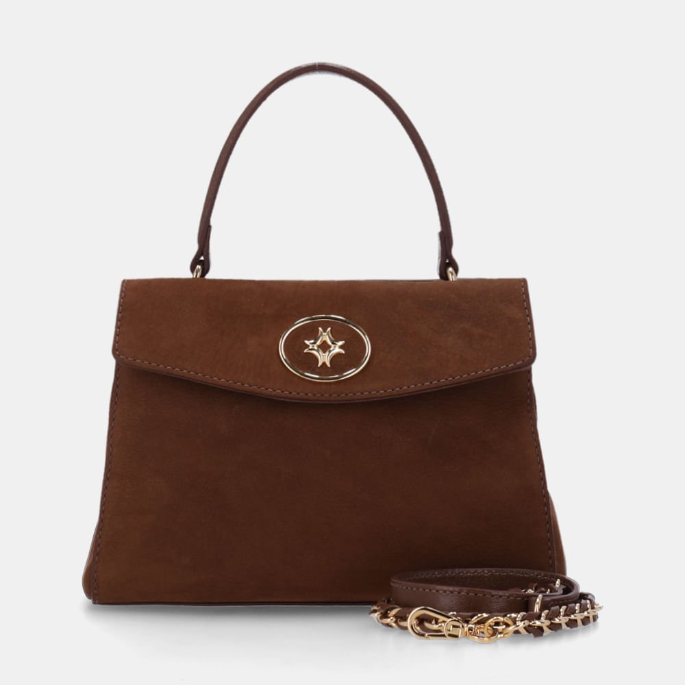Bolsa Tote Pequena Bison Espresso - 2000951 Espresso 1