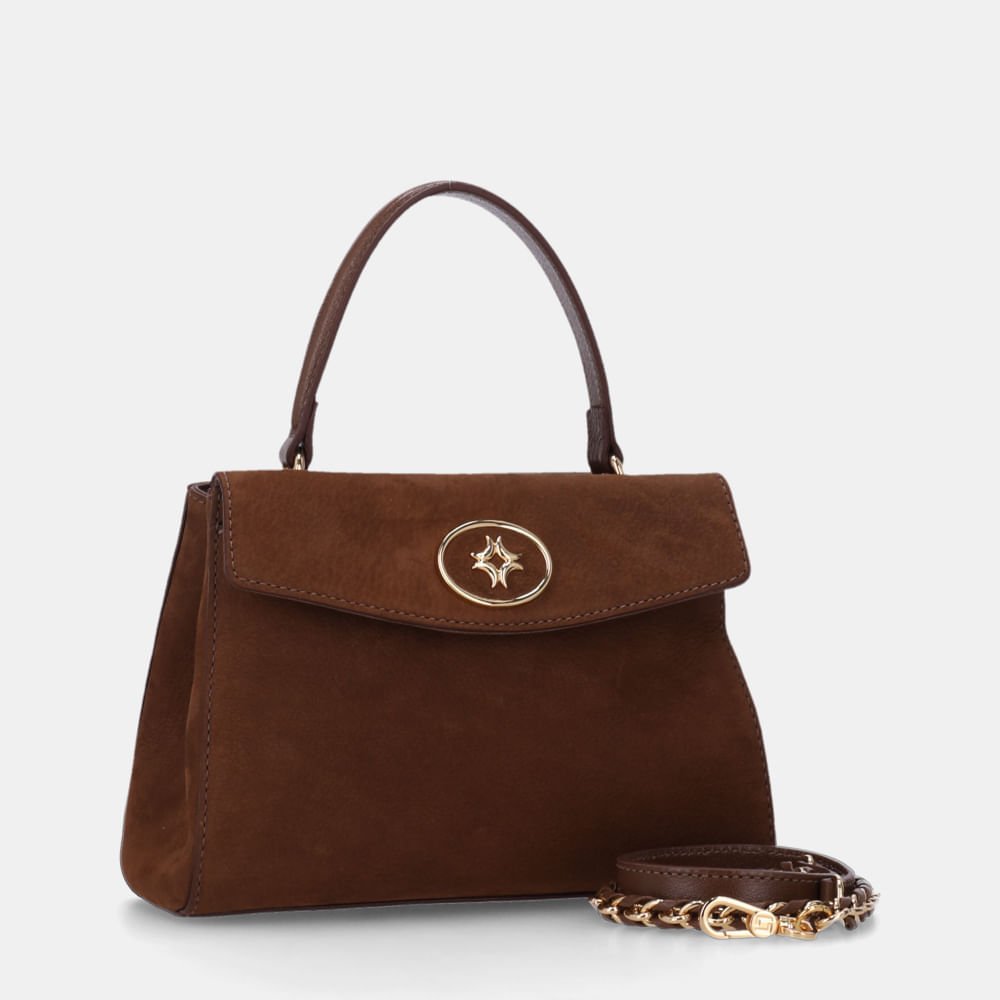 Bolsa Tote Pequena Bison Espresso - 2000951 Espresso 4