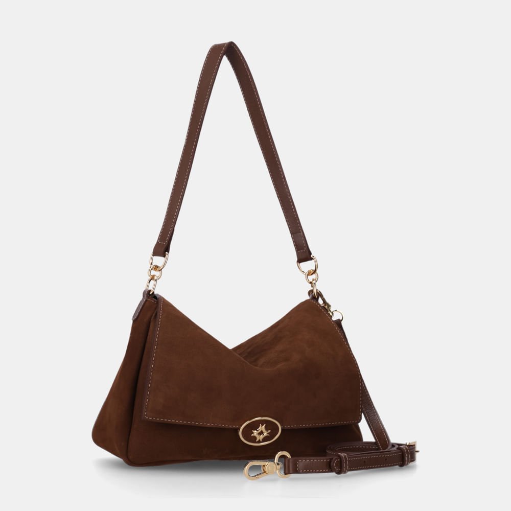 Bolsa Satchel Média Bison Espresso - 2000911 Espresso 3