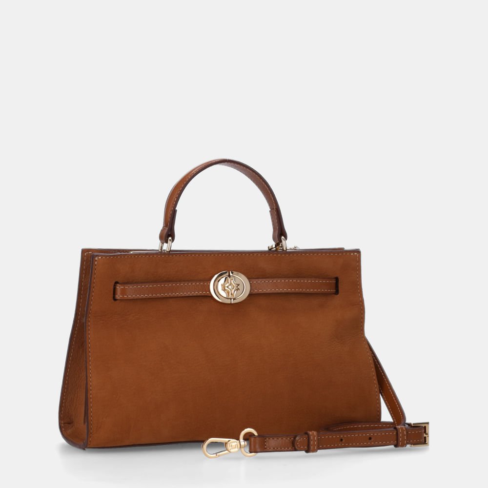 Bolsa Tote Média Bison Caramelo - 2000828 Caramelo 4