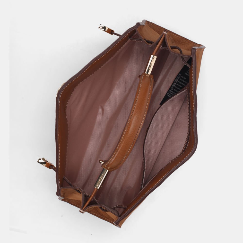 Bolsa Tote Média Bison Caramelo - 2000828 Caramelo 5