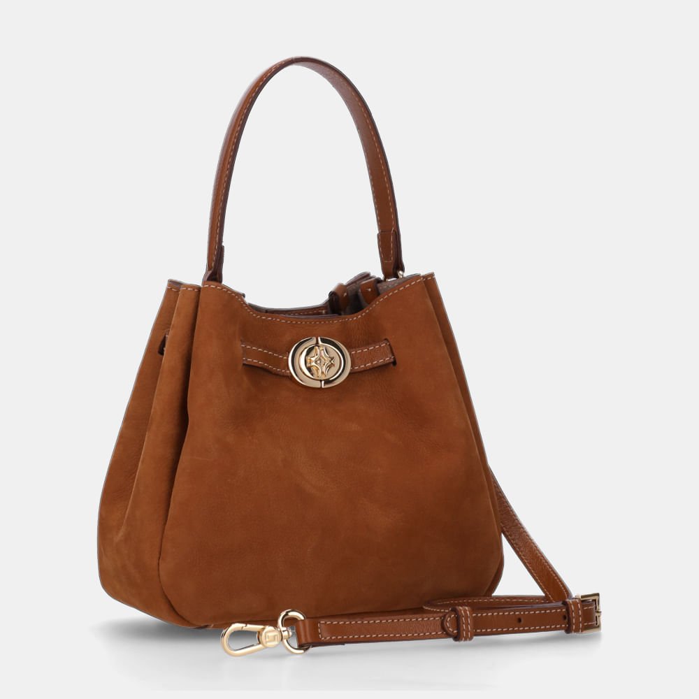 Bolsa Bucket Média Bison Caramelo - 2000826 Caramelo 3