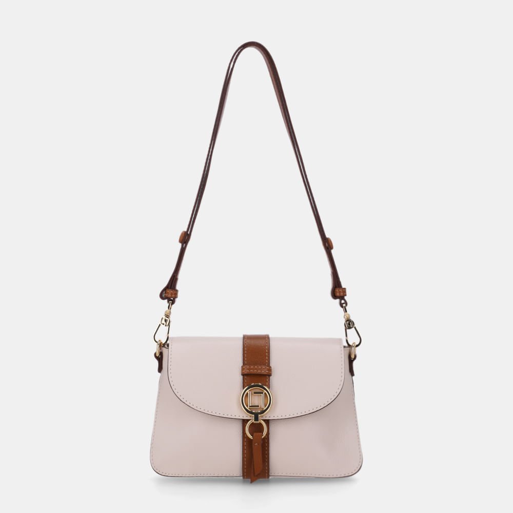 Bolsa Satchel Pequena New Ridge Panna - 2000942