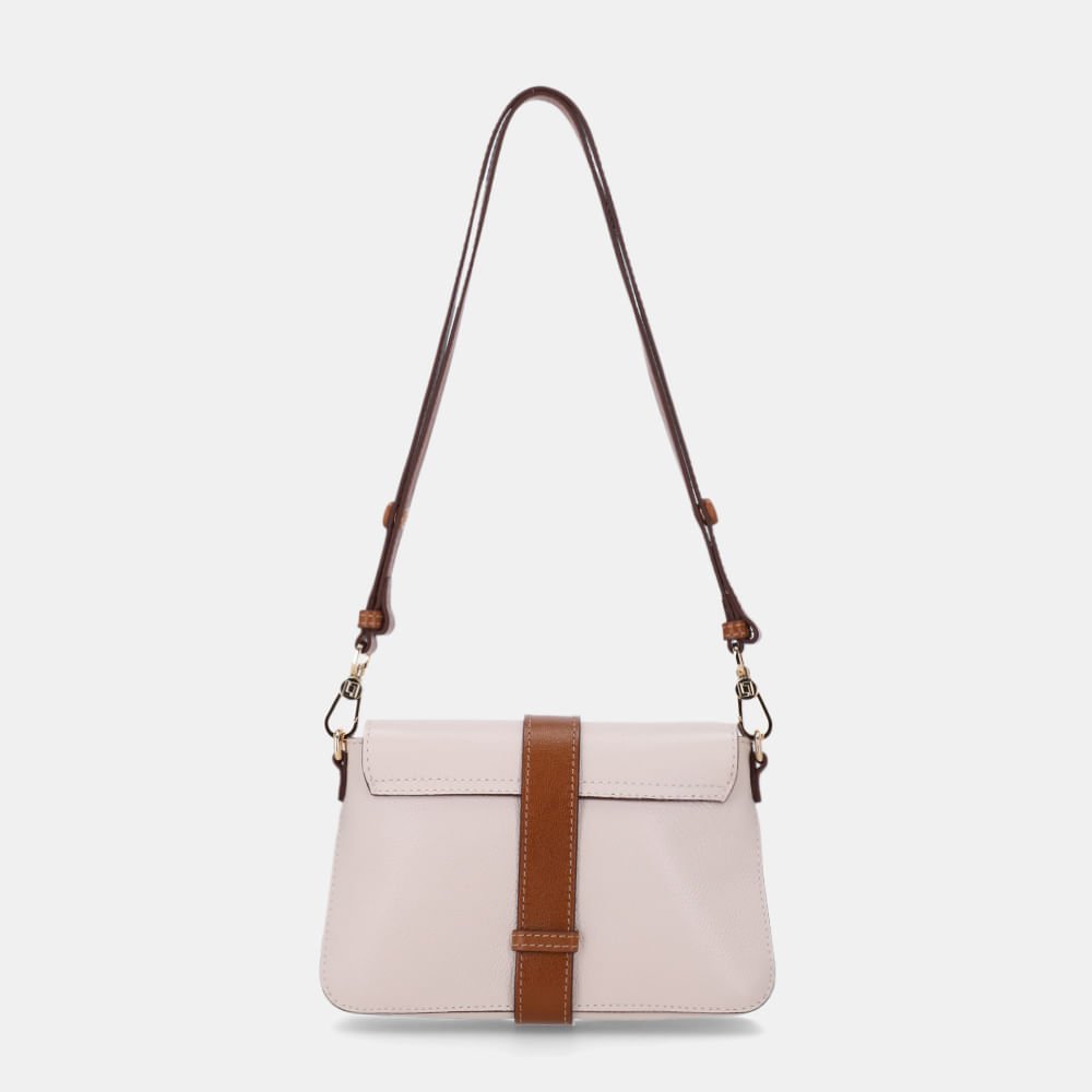 Bolsa Satchel Pequena New Ridge Panna - 2000942 Panna 3
