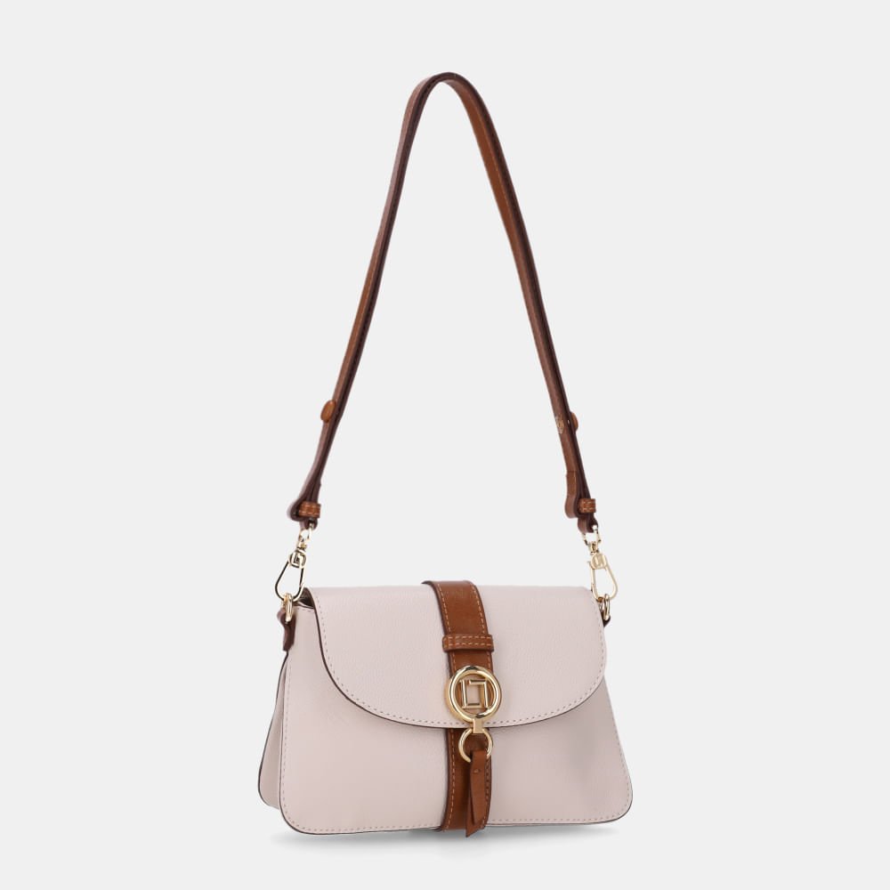 Bolsa Satchel Pequena New Ridge Panna - 2000942 Panna 4