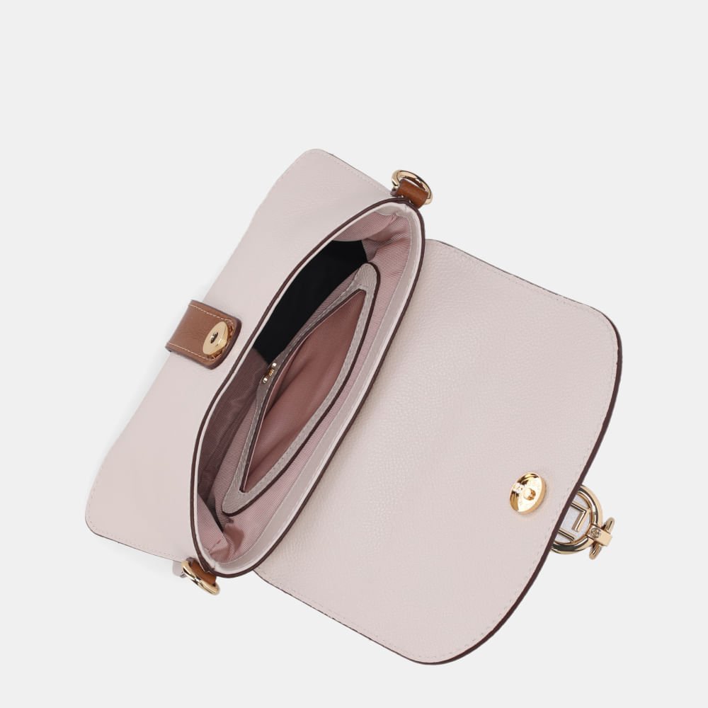 Bolsa Satchel Pequena New Ridge Panna - 2000942 Panna 5