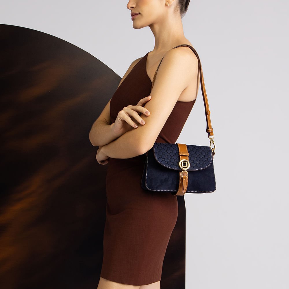 Bolsa Satchel Pequena Bison Netuno - 2000941 Netuno 2