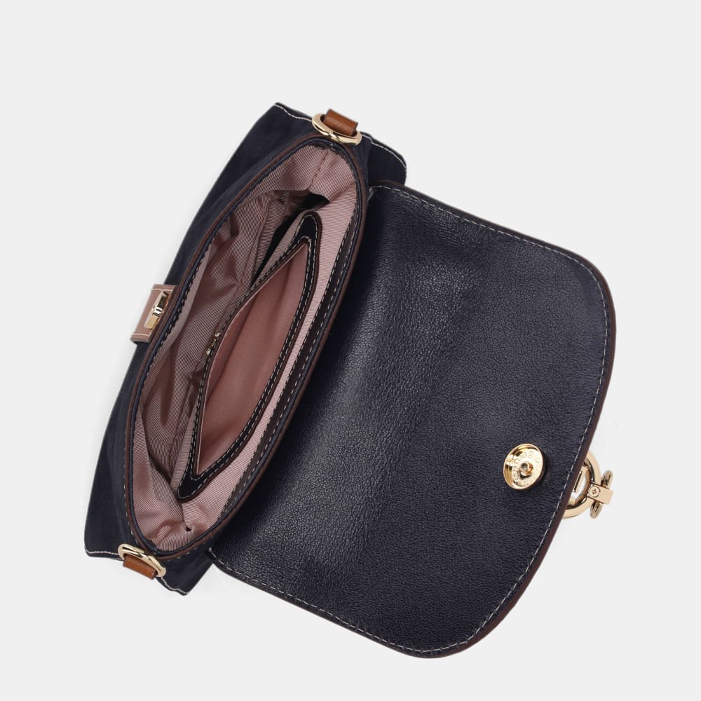 Bolsa Satchel Pequena Bison Netuno - 2000941 Netuno 5