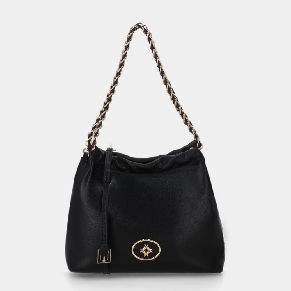 Bolsa Hobo Média Saara Preto - 2000959