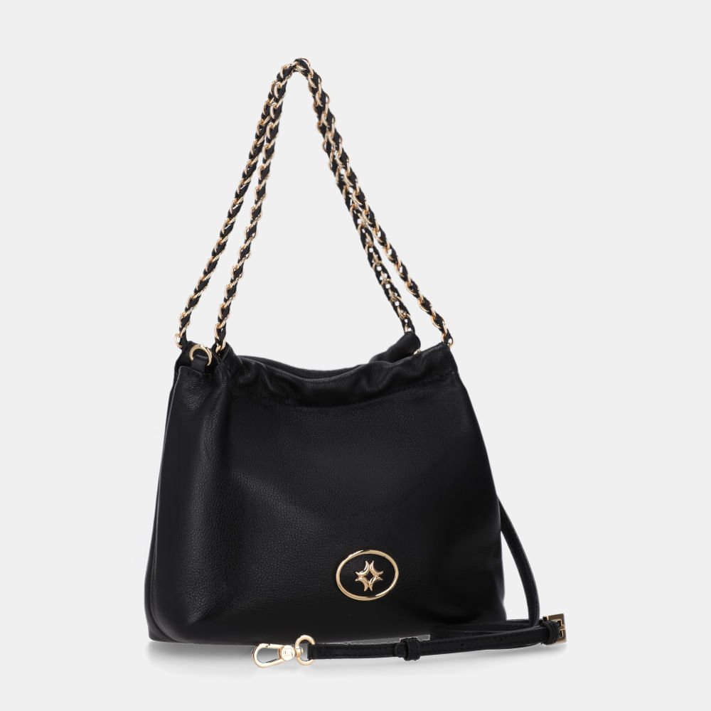 Bolsa Hobo Média Saara Preto - 2000959 Preto 3
